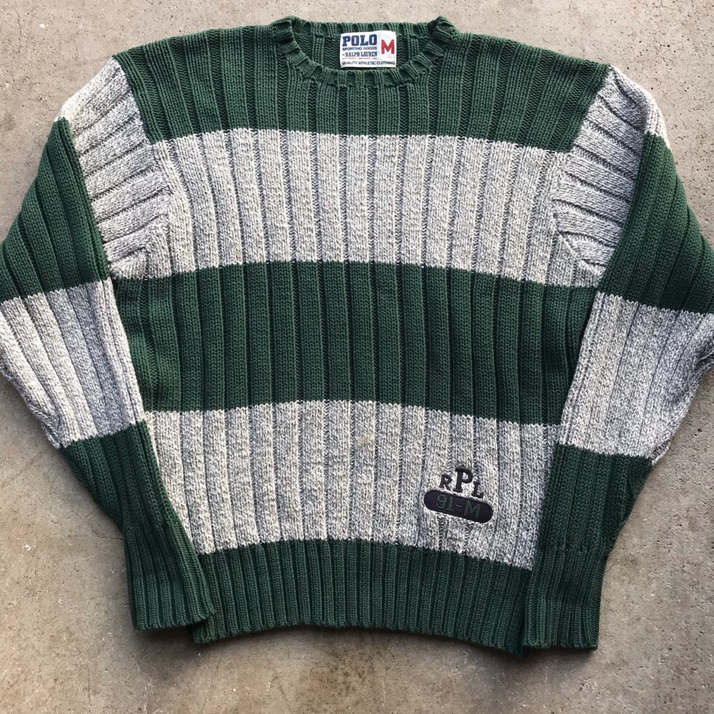 Vintage Polo Ralph Lauren striped knit sweater
